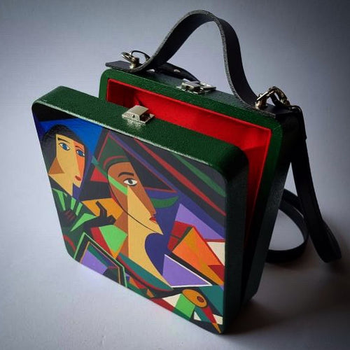 Wooden handbag "Modernist"